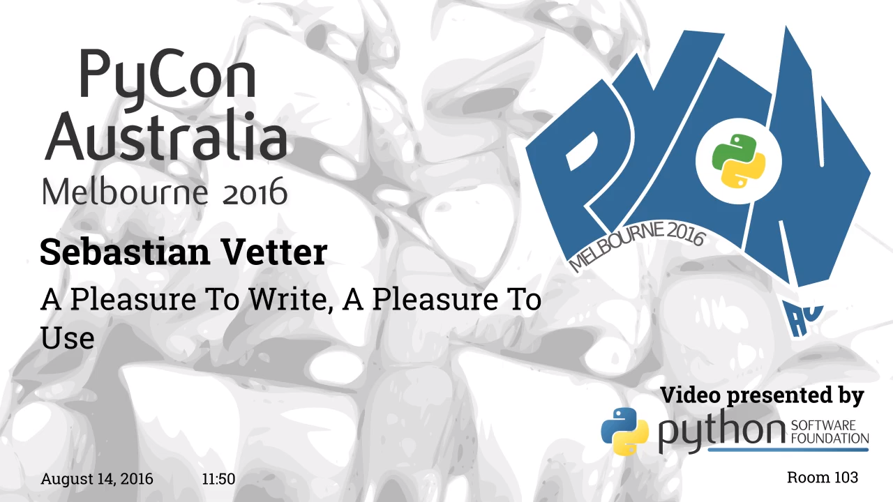 PyCon Australia 2016